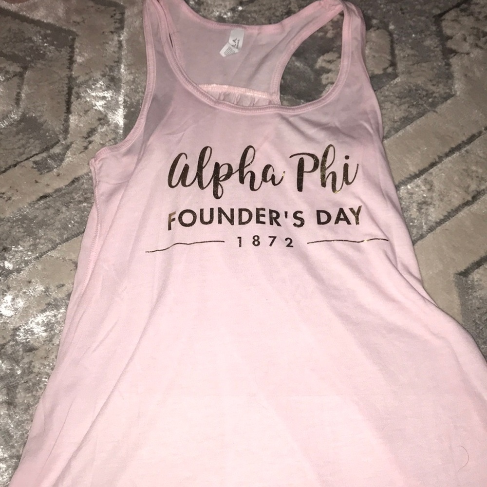 Alpha Phi founder’s day tank